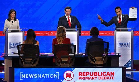 Republicans go after one another at lively fourth debate skipped by Trump. Follow live updates
